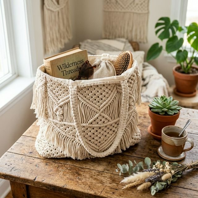 Bolsa Macramê Boho
